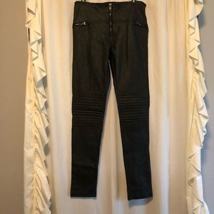 H&M Soft Touch “Pleather Moto” Pant